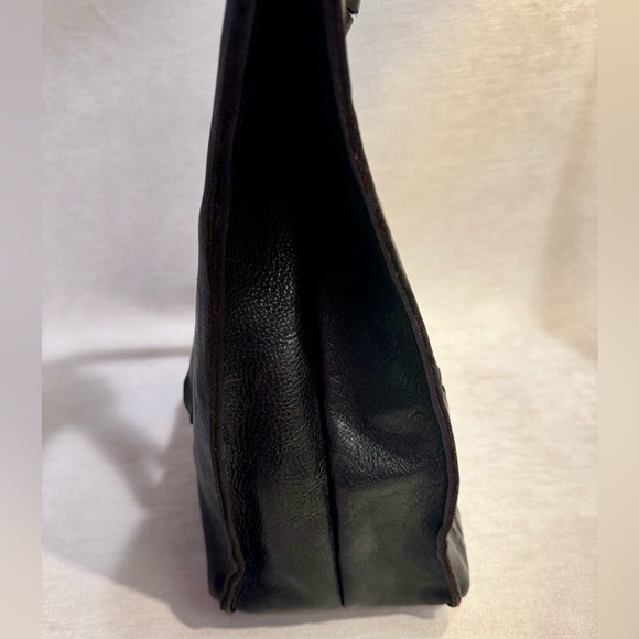 Patricia Nash “Cavo Tote” Black Full-Grain Leather Bag — Like new - Picture 7 of 17